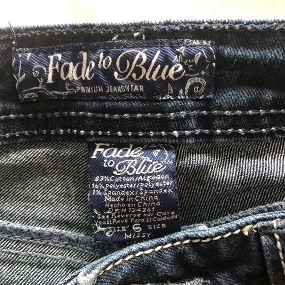 Fade To Blue cropped denim jean - Picture 3 of 4